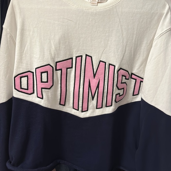 Spiritual Gangster | Optimist Contrast Mazzy Sweatshirt in Stone/Night | Small - Picture 5 of 5